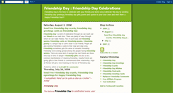 Desktop Screenshot of friendshipdaycelebrations.blogspot.com