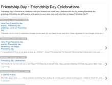 Tablet Screenshot of friendshipdaycelebrations.blogspot.com