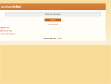 Tablet Screenshot of acelawletter.blogspot.com