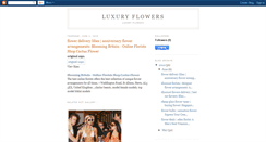 Desktop Screenshot of luxuryflowers.blogspot.com