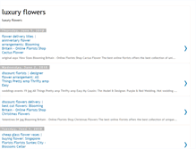 Tablet Screenshot of luxuryflowers.blogspot.com