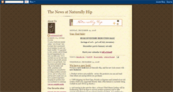 Desktop Screenshot of naturallyhipnews.blogspot.com