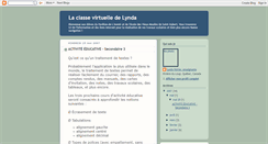 Desktop Screenshot of classevirtuellelynda.blogspot.com