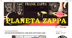 Desktop Screenshot of planetazappa.blogspot.com