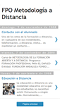 Mobile Screenshot of fpometodologiaadistancia.blogspot.com