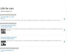 Tablet Screenshot of life4cars.blogspot.com