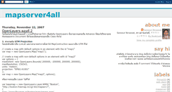 Desktop Screenshot of mapserver4all.blogspot.com