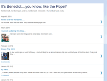 Tablet Screenshot of benedictlikethepope.blogspot.com