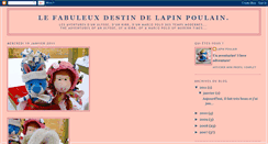 Desktop Screenshot of lapinpoulain.blogspot.com