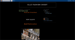 Desktop Screenshot of ellefashionshoot.blogspot.com