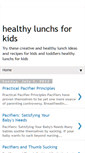 Mobile Screenshot of healthylunchsforkids.blogspot.com