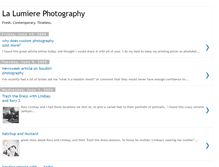 Tablet Screenshot of lalumphotography.blogspot.com