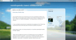 Desktop Screenshot of construyendonuevoconocimiento.blogspot.com