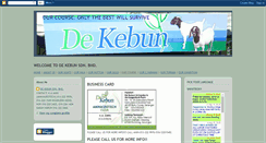 Desktop Screenshot of dekebun-course.blogspot.com