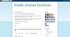 Desktop Screenshot of estafajovenesescritores.blogspot.com