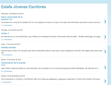 Tablet Screenshot of estafajovenesescritores.blogspot.com