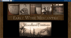 Desktop Screenshot of earlywork-woodlandprimitives.blogspot.com