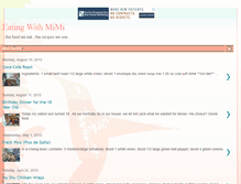 Tablet Screenshot of eatingwithmimi.blogspot.com