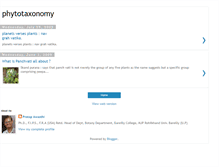 Tablet Screenshot of phytotaxonomy.blogspot.com