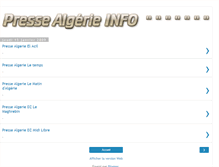 Tablet Screenshot of pressealgerieinfo.blogspot.com