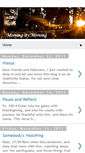 Mobile Screenshot of morning-by-morning.blogspot.com