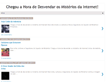 Tablet Screenshot of cacadordemisterio.blogspot.com