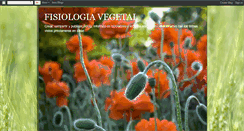 Desktop Screenshot of biologia-fisiovegetal.blogspot.com