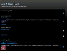 Tablet Screenshot of intoabluehaze.blogspot.com