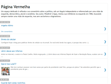 Tablet Screenshot of paginavermelha.blogspot.com