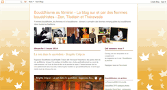 Desktop Screenshot of bouddhisme-au-feminin.blogspot.com