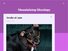 Tablet Screenshot of mountaintopblessings.blogspot.com
