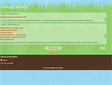 Tablet Screenshot of biologialavieja.blogspot.com