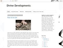 Tablet Screenshot of divinedevelopments.blogspot.com