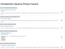 Tablet Screenshot of chamberlainoacomafitness.blogspot.com