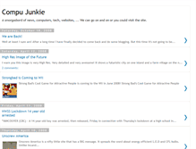 Tablet Screenshot of compujunkie.blogspot.com
