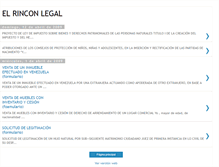 Tablet Screenshot of elrinconlegal.blogspot.com