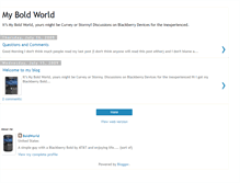 Tablet Screenshot of myboldworld.blogspot.com