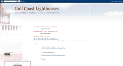 Desktop Screenshot of gulflighthouses.blogspot.com