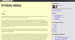 Desktop Screenshot of gyvenugerai.blogspot.com