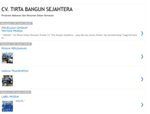 Tablet Screenshot of cv-tirta-bangun-sejahtera.blogspot.com