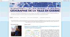 Desktop Screenshot of geographie-ville-en-guerre.blogspot.com