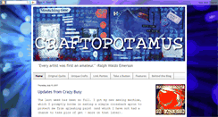 Desktop Screenshot of craftopotamus.blogspot.com