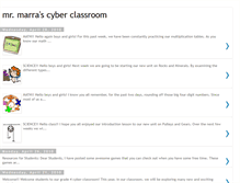 Tablet Screenshot of mrmarrascyberclassroom.blogspot.com