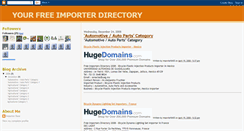 Desktop Screenshot of freeimporterdirectory.blogspot.com
