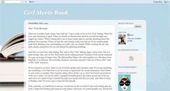 Desktop Screenshot of girlmeetsbooks.blogspot.com