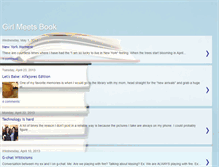Tablet Screenshot of girlmeetsbooks.blogspot.com