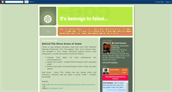 Desktop Screenshot of faisal-dwiyana.blogspot.com