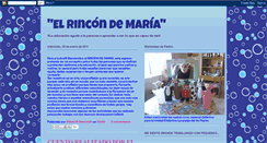 Desktop Screenshot of elrincondemaria1987.blogspot.com