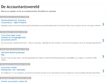 Tablet Screenshot of accountantwereld.blogspot.com
