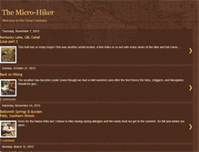 Tablet Screenshot of microhiker.blogspot.com